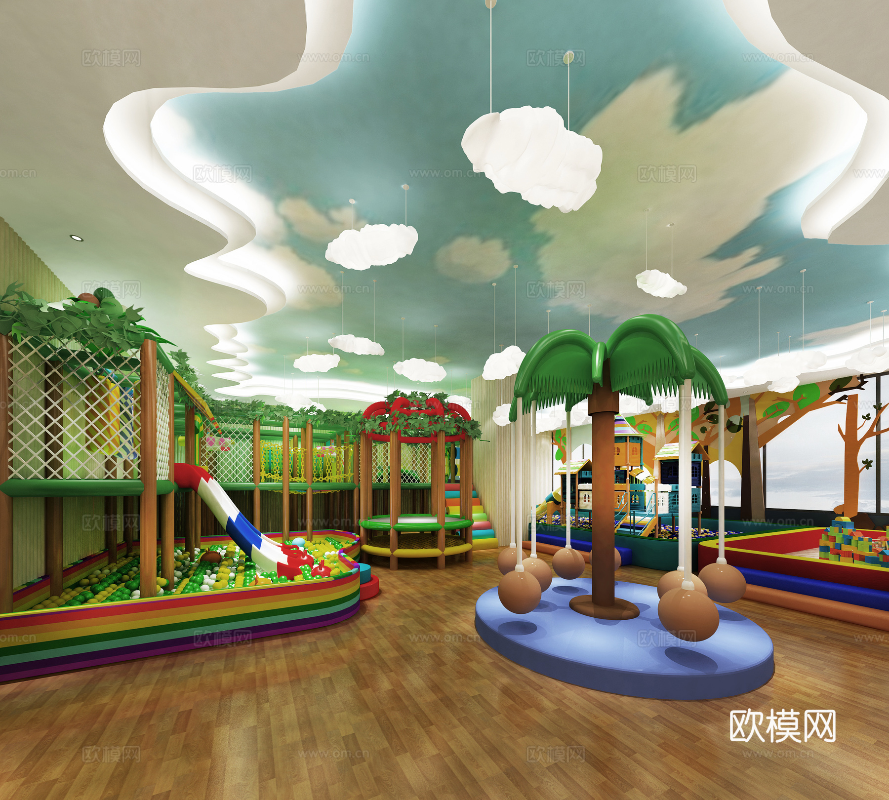 儿童乐园3d模型