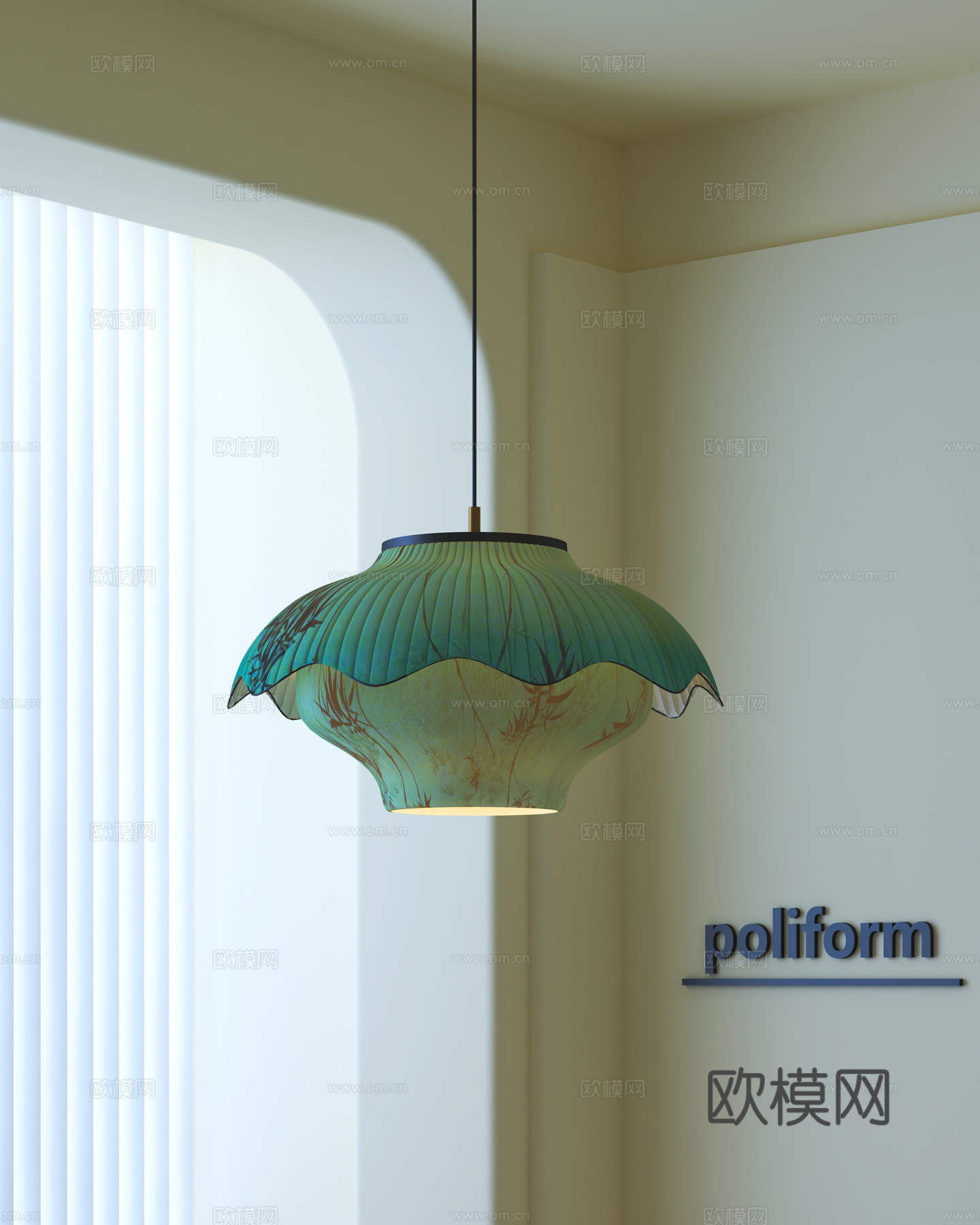 侘寂风吊灯3d模型