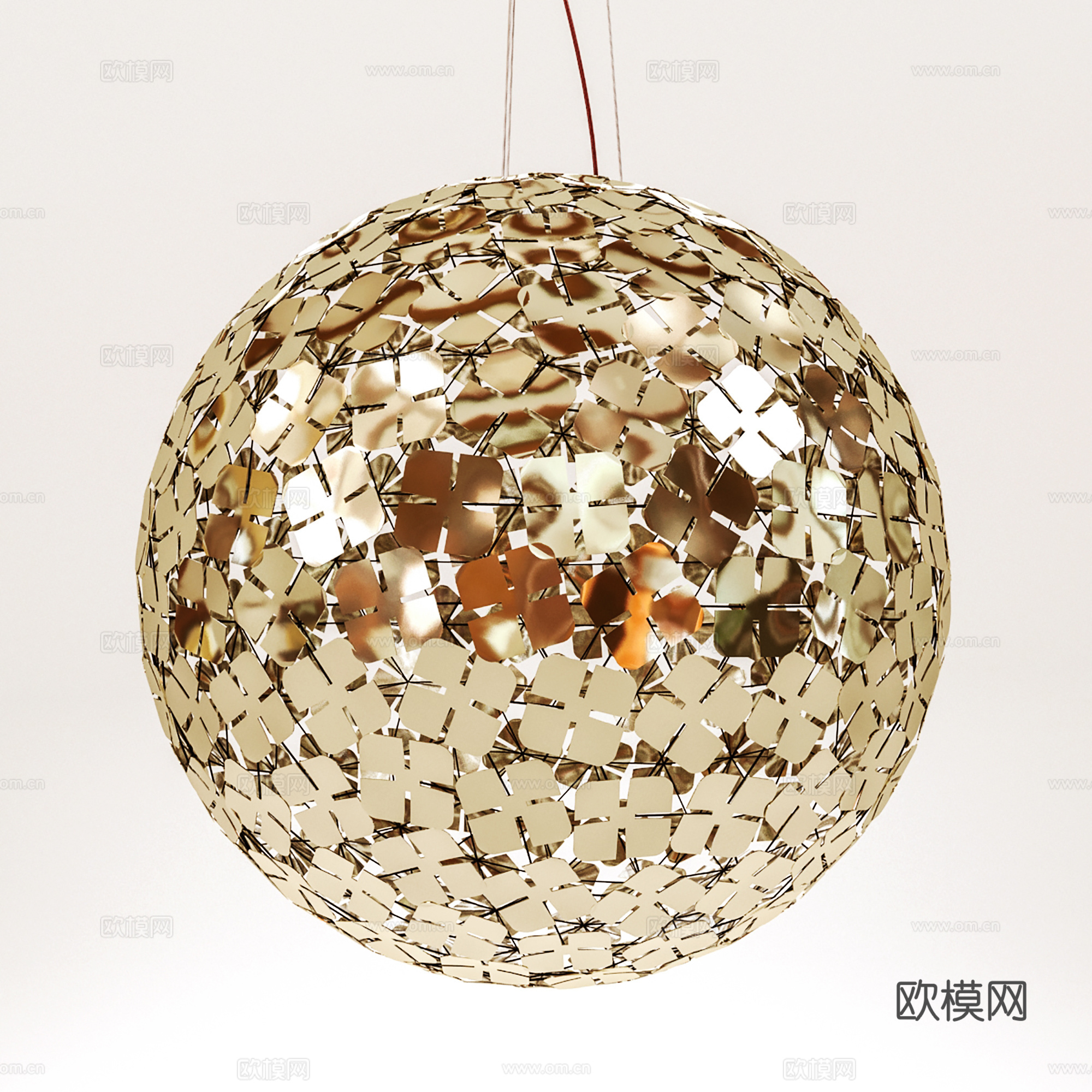 现代吊灯  简约吊灯  圆形吊灯  金属吊灯su模型