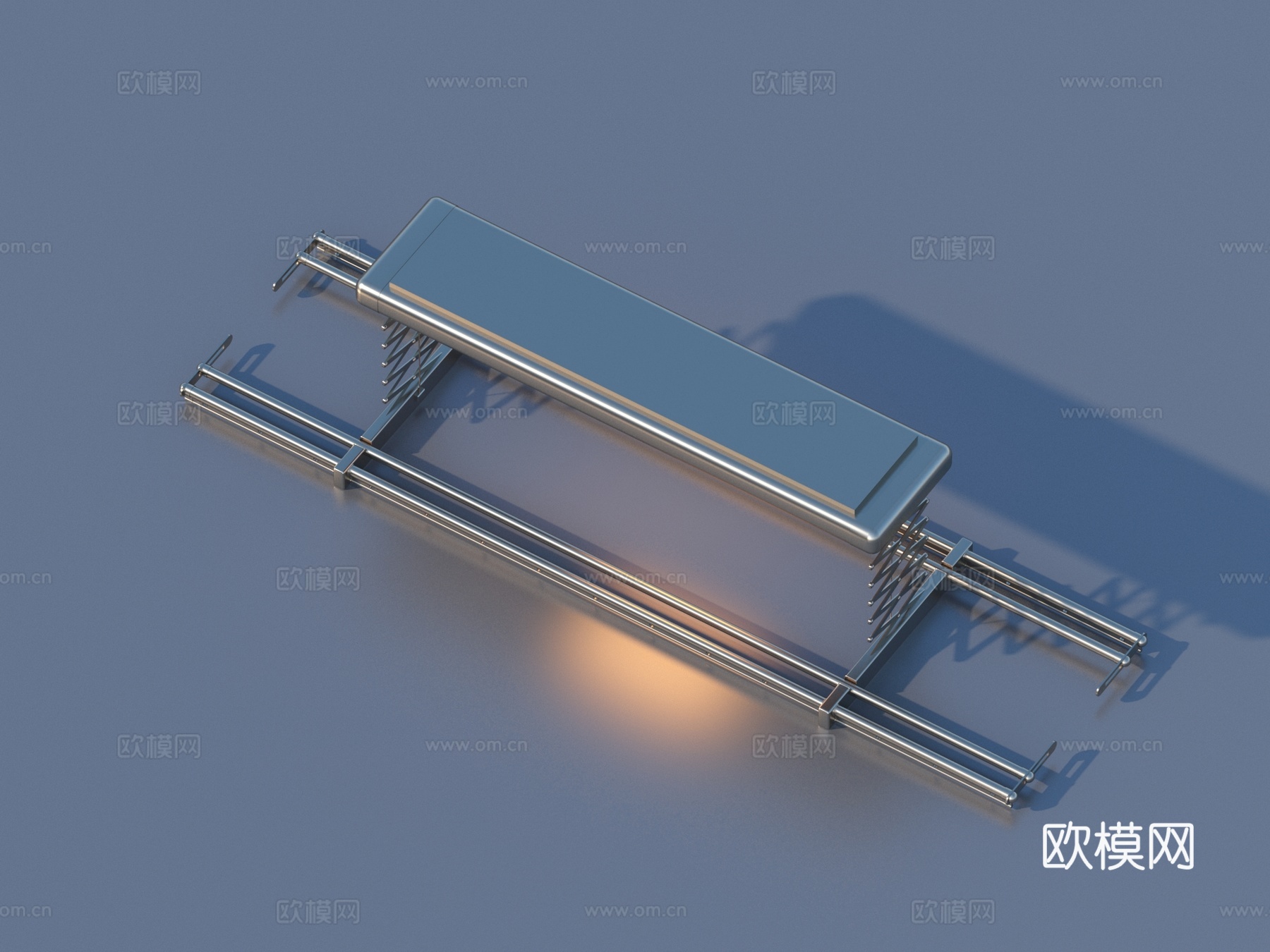 晾衣架 隐形晾衣架 电动晾衣架3d模型