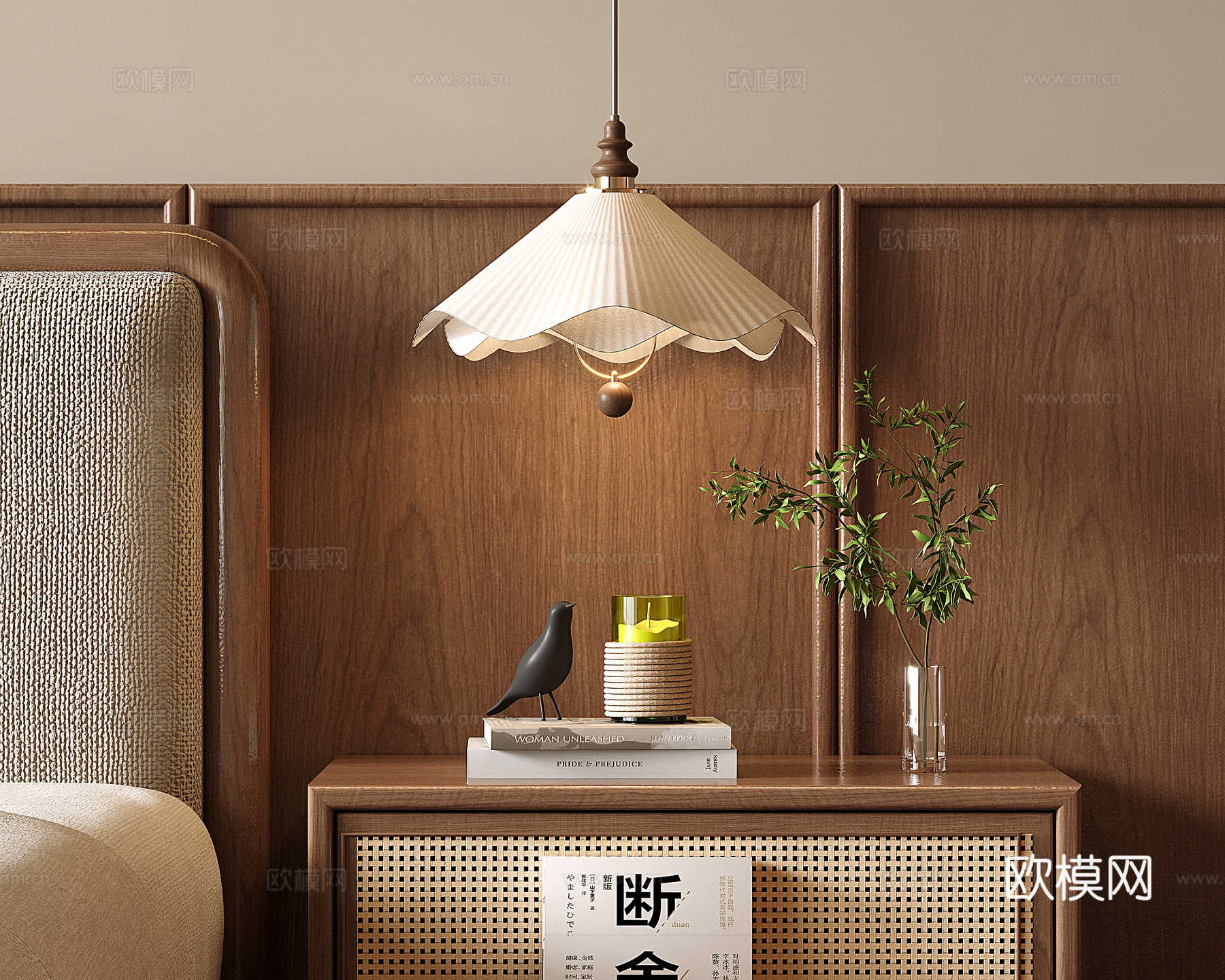 法式小吊灯 中古床头吊灯 艺术吊灯 餐厅吊灯 吧台吊灯3d模型