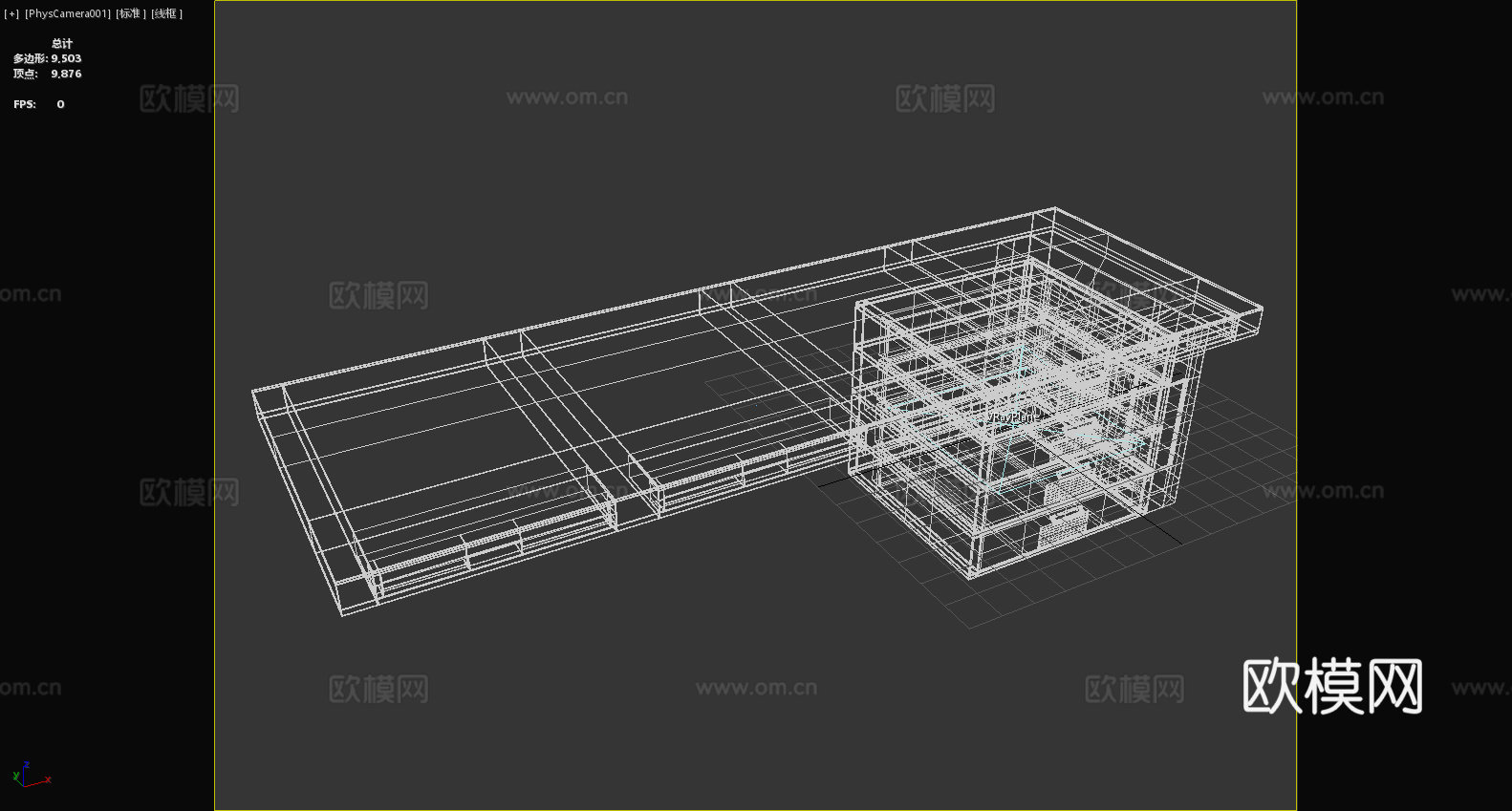 桌子 工作台 操作台 控制台 实验台3d模型