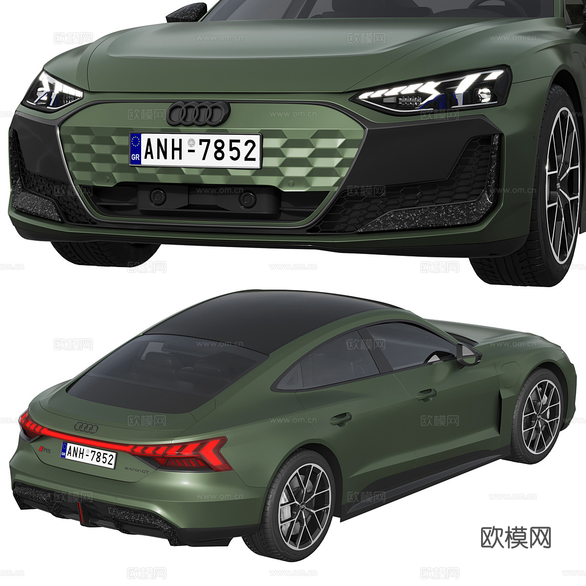 奥迪 RS e-tron GT 性能 2025 轿跑3d模型