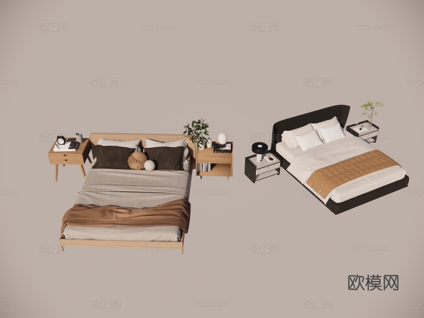 家具 床su模型