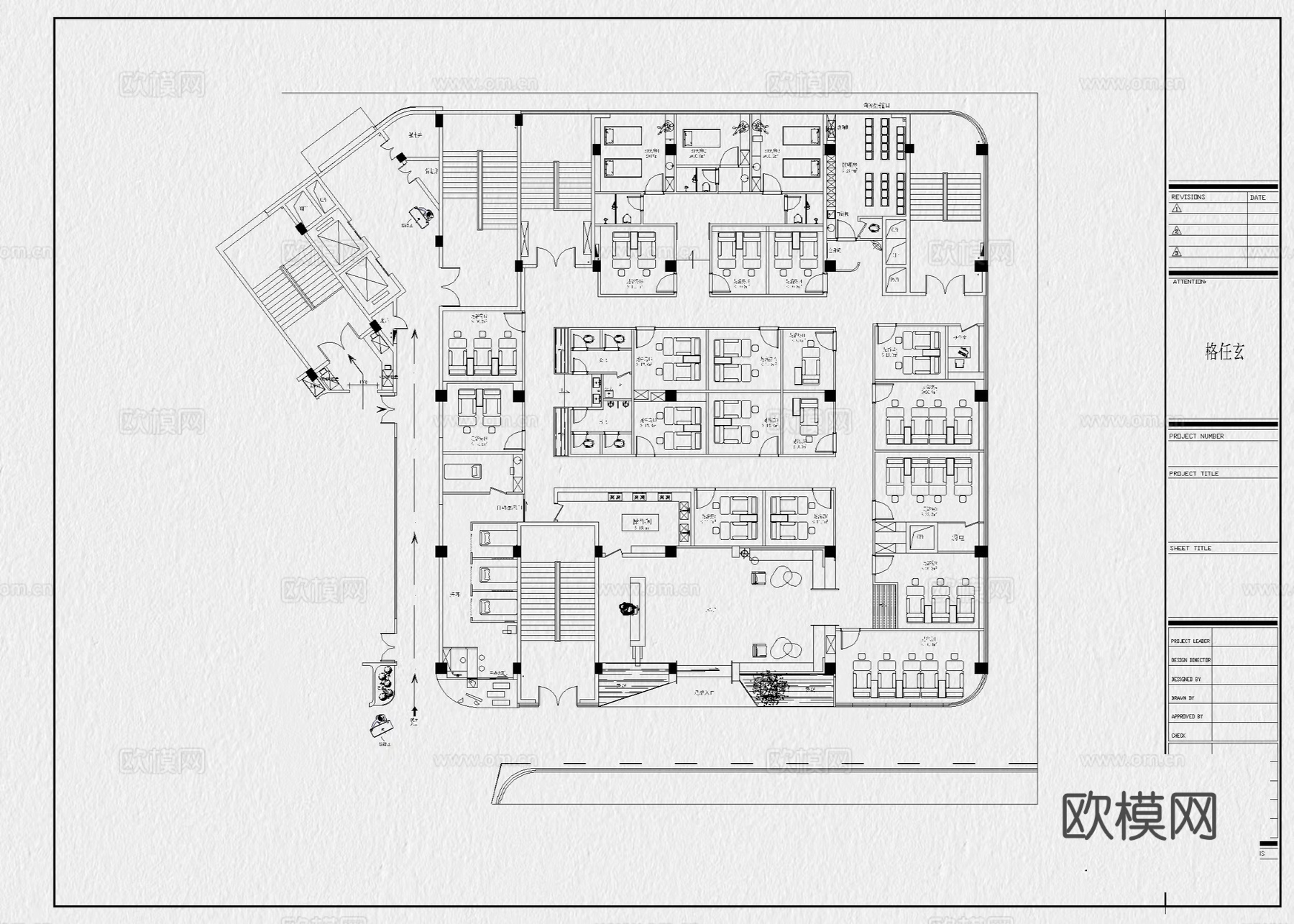 会所 采耳店 足浴 spa会所 按摩店 足疗店cad施工图