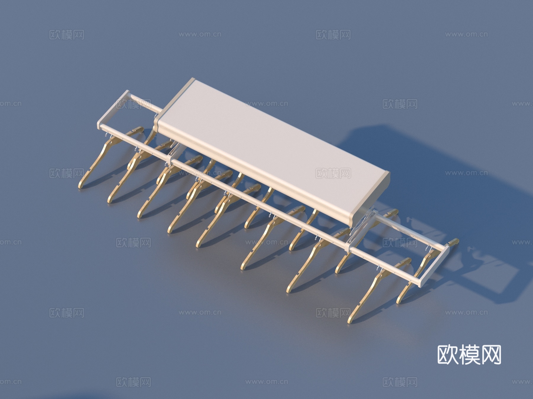 晾衣架 隐形晾衣架 电动晾衣架3d模型