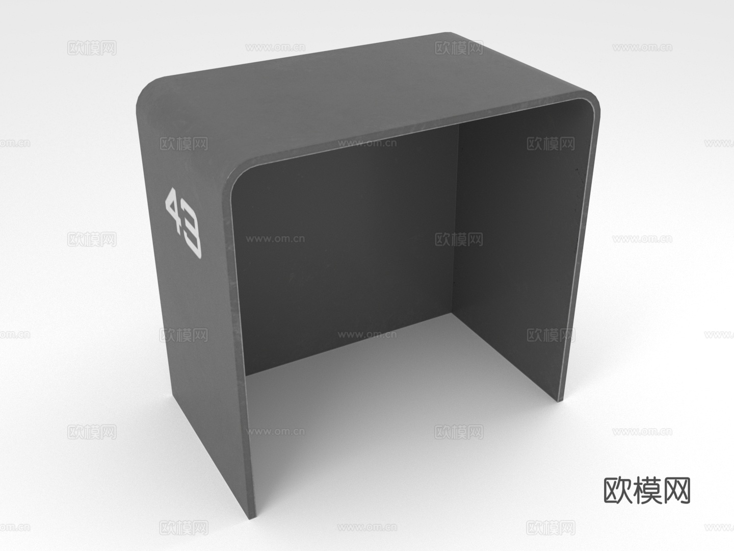 桌子 书桌 工作台 办公桌3d模型