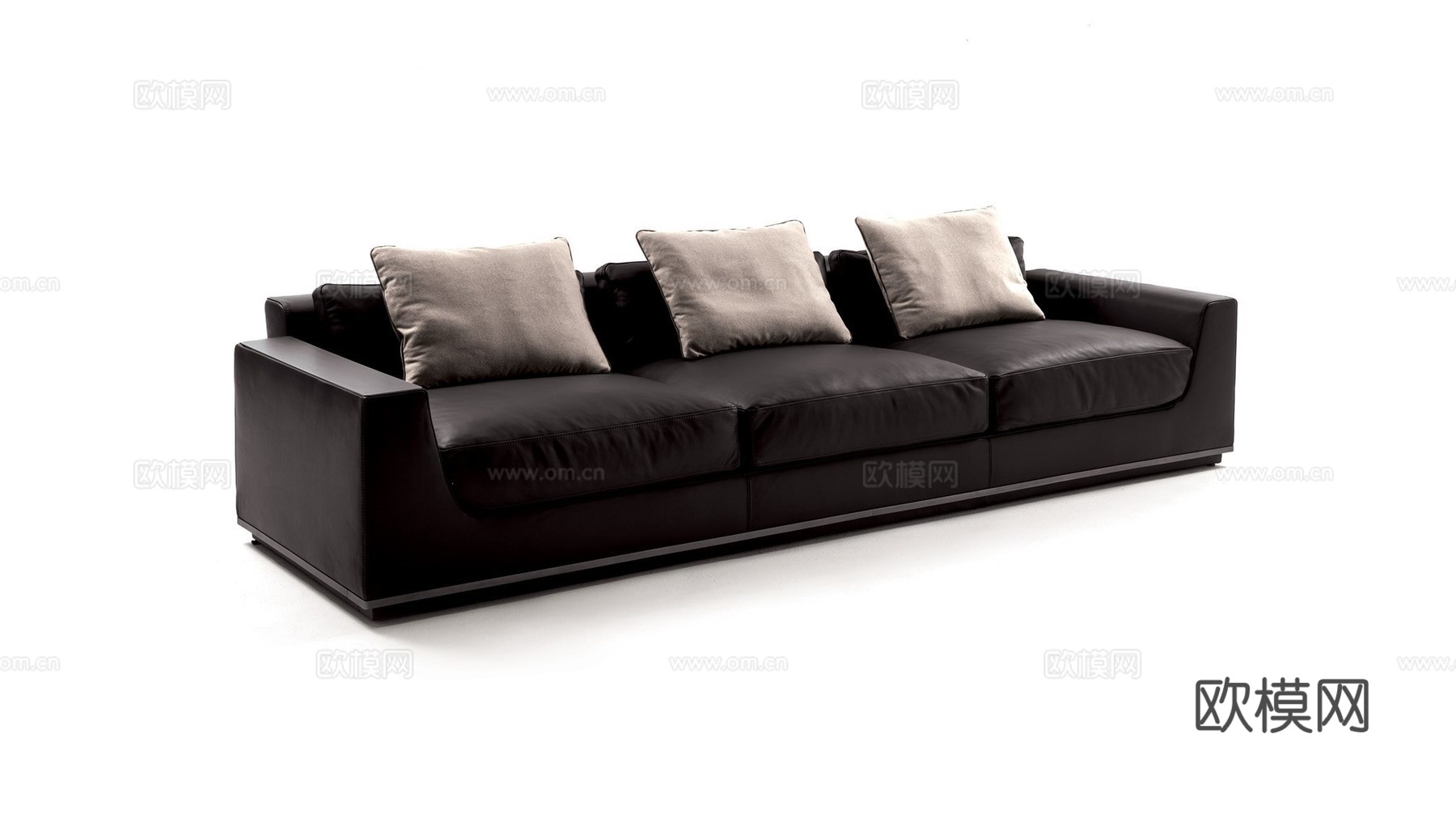 LONGHI 三人沙发3d模型下载（渲染图3）