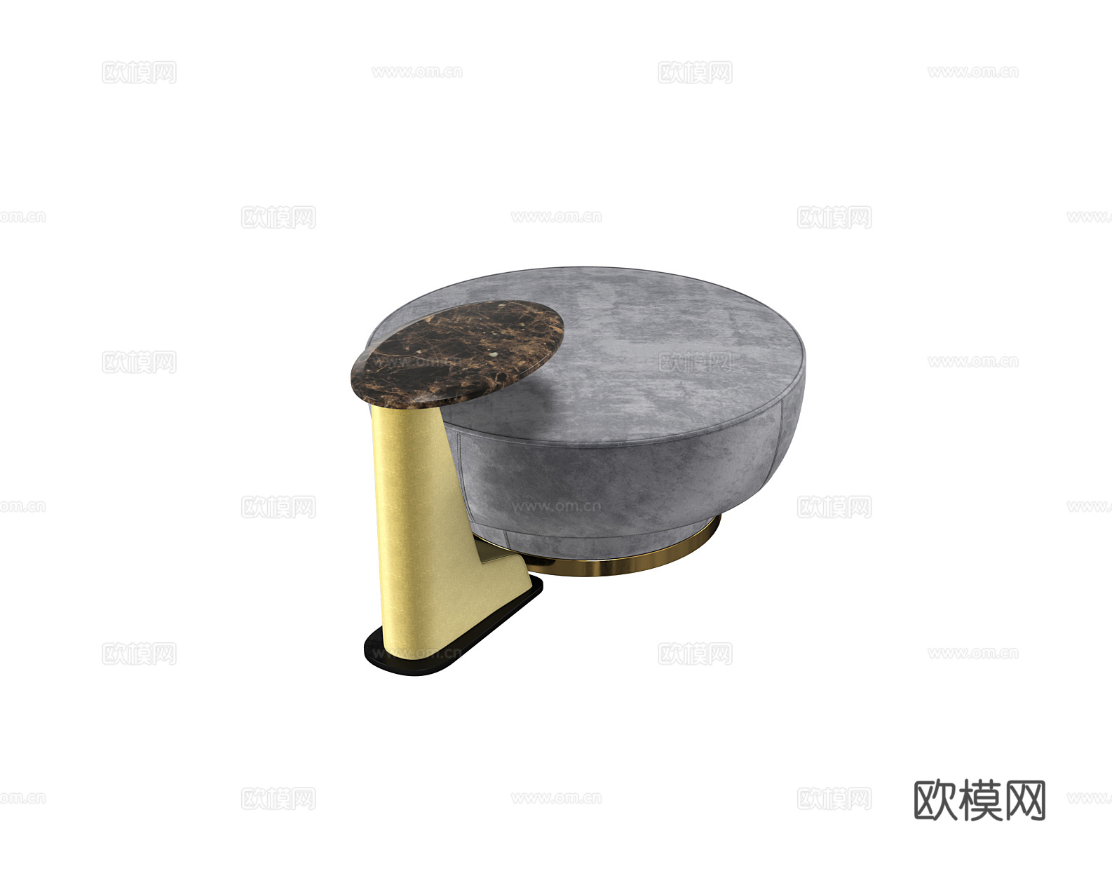 LONGHI 意式子母茶几3d模型下载（渲染图2）