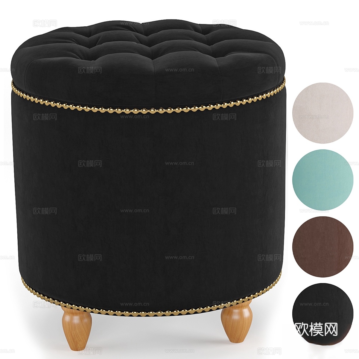 Pouf Leset Classic3d模型