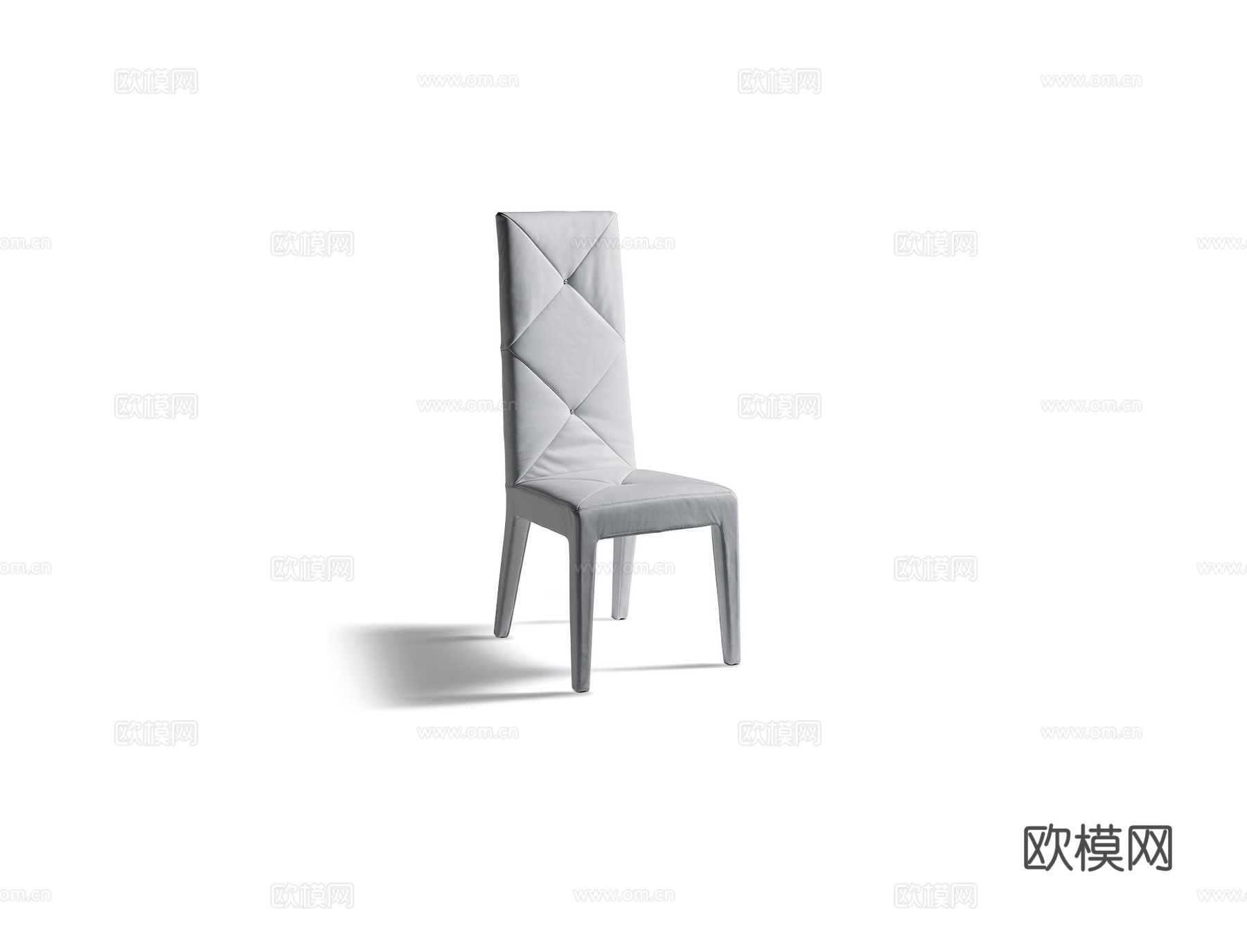 LONGHI 意式餐椅3d模型下载（渲染图1）