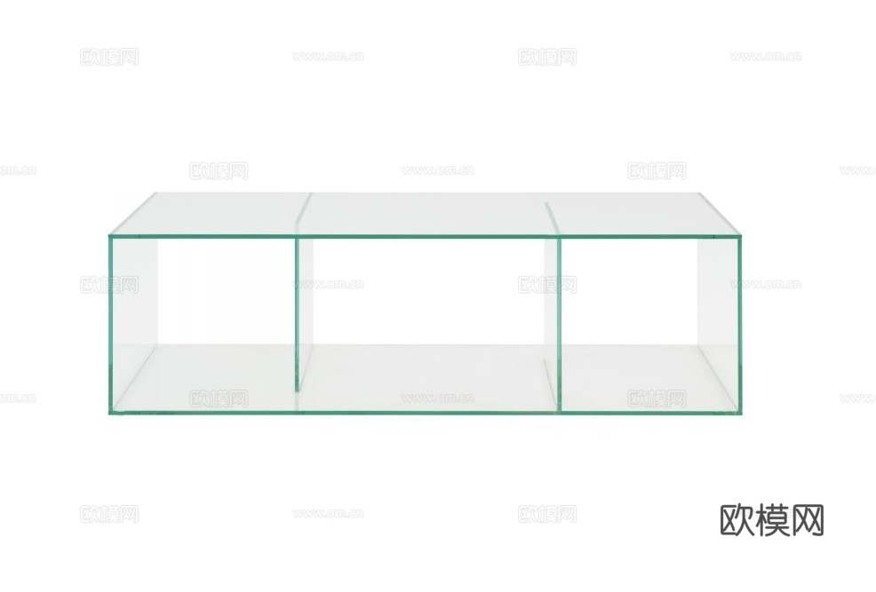 ligne roset 玻璃电视柜3d模型下载