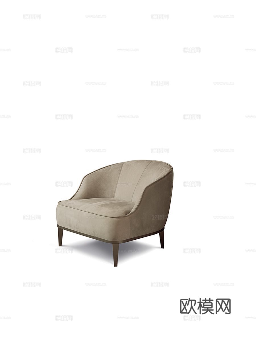 LONGHI 意式双人沙发3d模型下载（渲染图4）