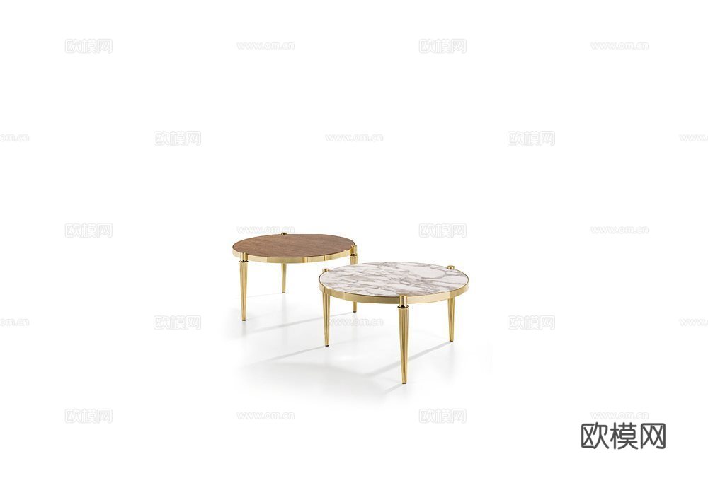 LONGHI 轻奢茶几3d模型下载（渲染图1）