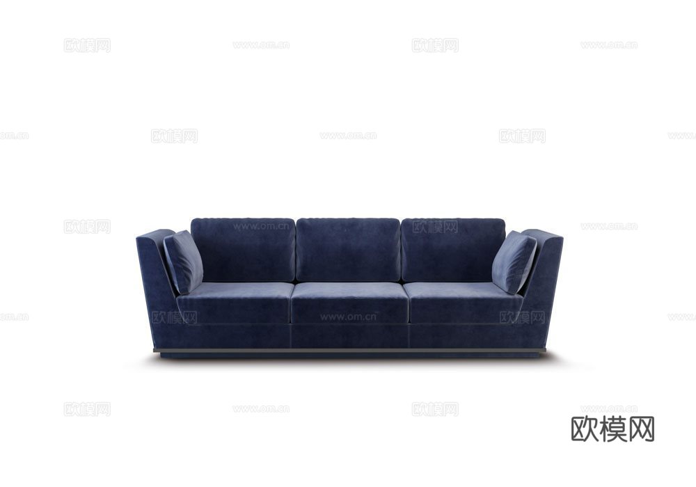 LONGHI 三人沙发3d模型下载