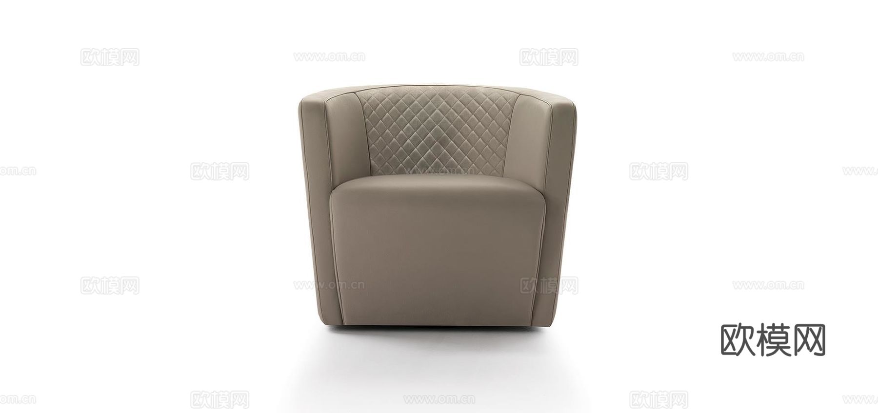 MALERBA 意式单人沙发3d模型下载（渲染图1）