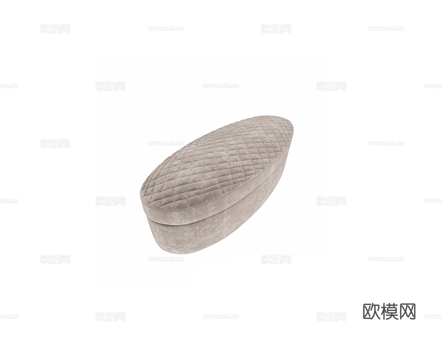 MALERBA 意式床尾凳3d模型下载（渲染图1）