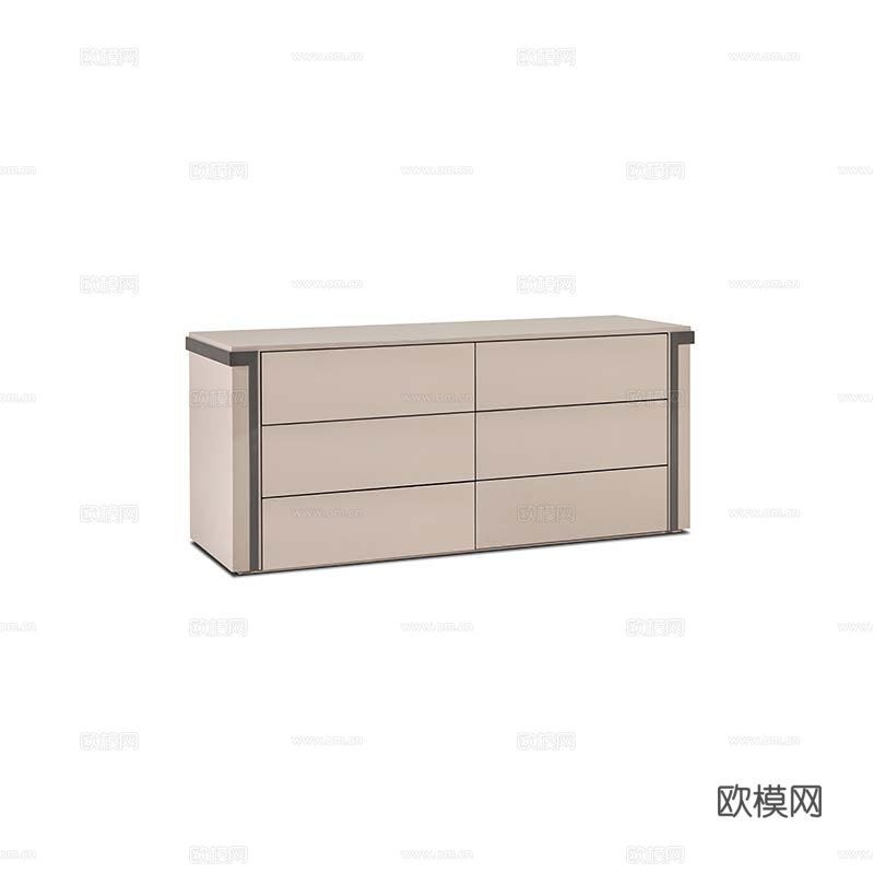 LUXENCE 意式斗柜3d模型下载（渲染图1）