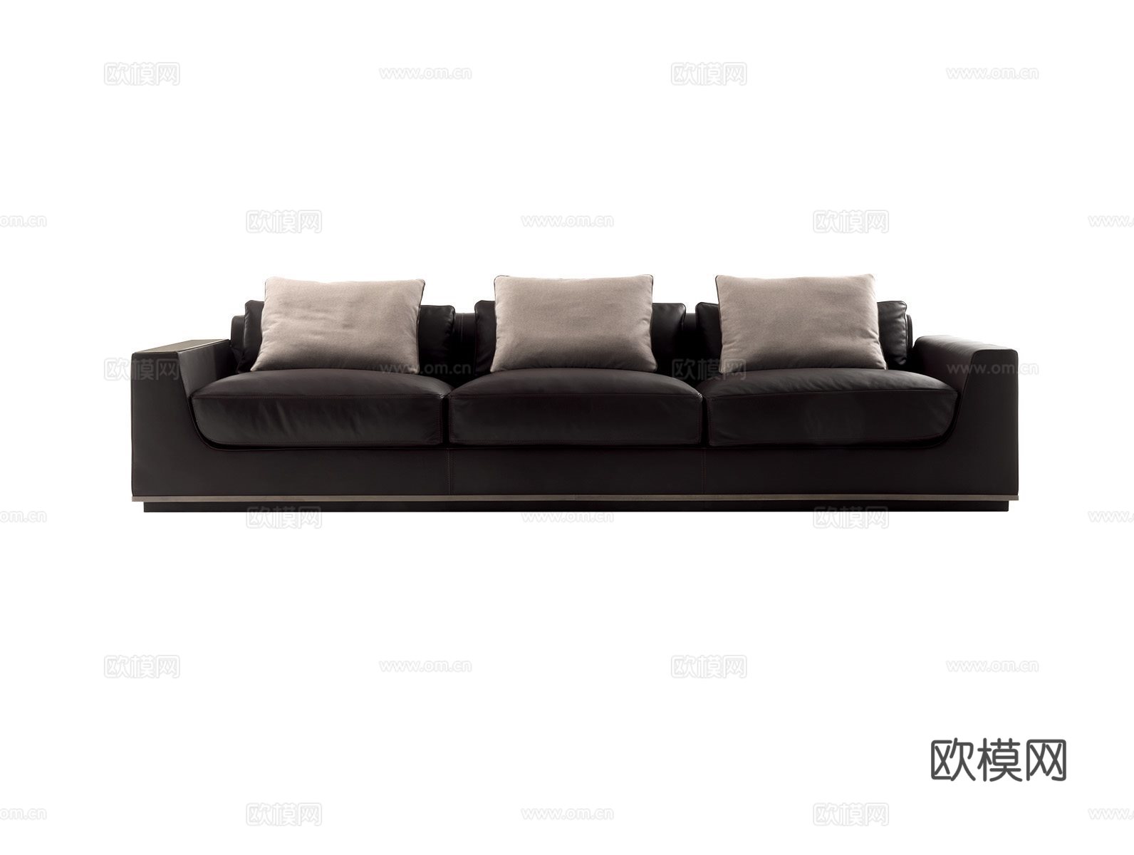 LONGHI 三人沙发3d模型下载（渲染图1）