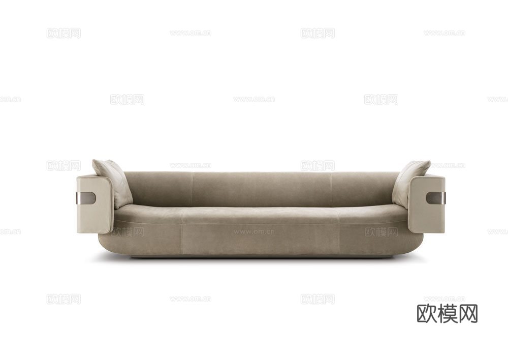 LONGHI 意式三人沙发3d模型下载（渲染图1）
