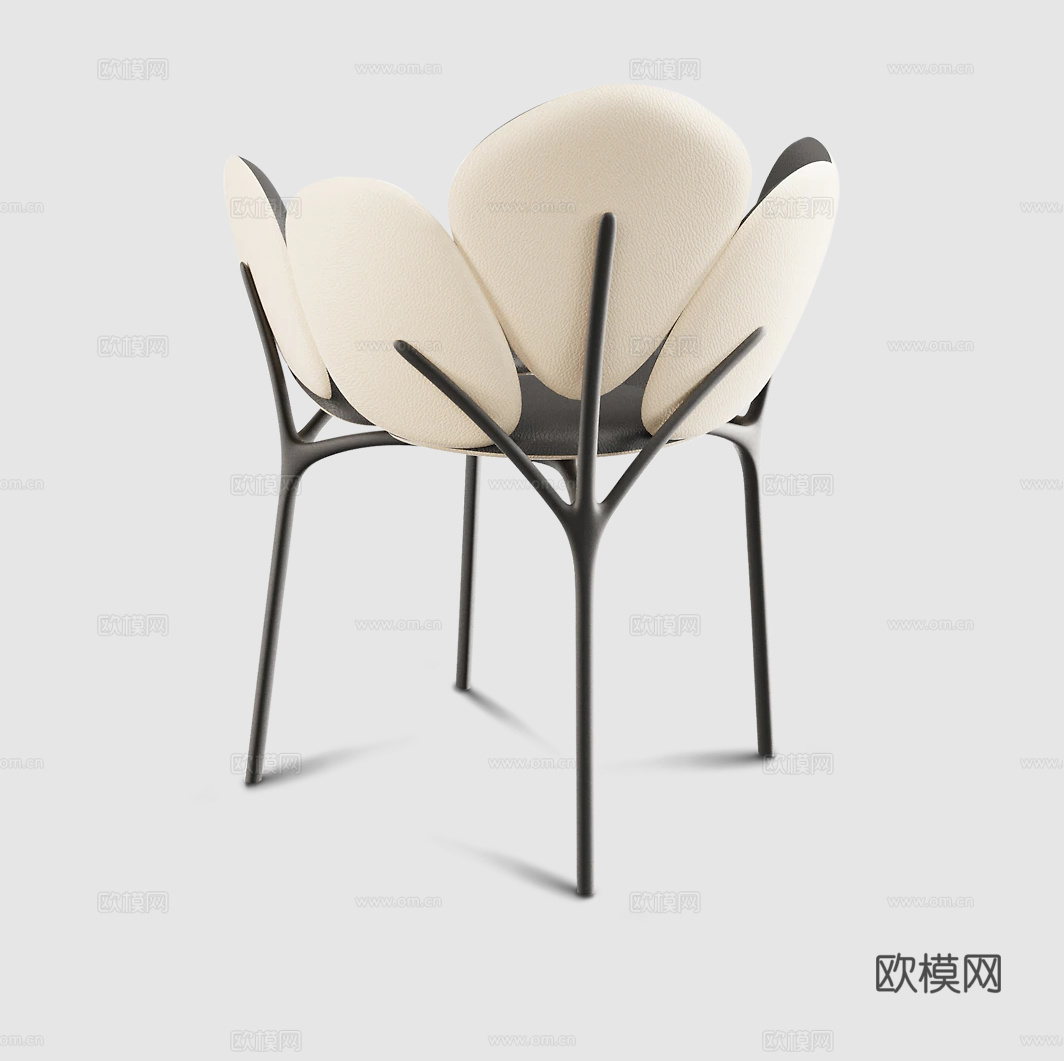 LV休闲椅3d模型下载（渲染图3）