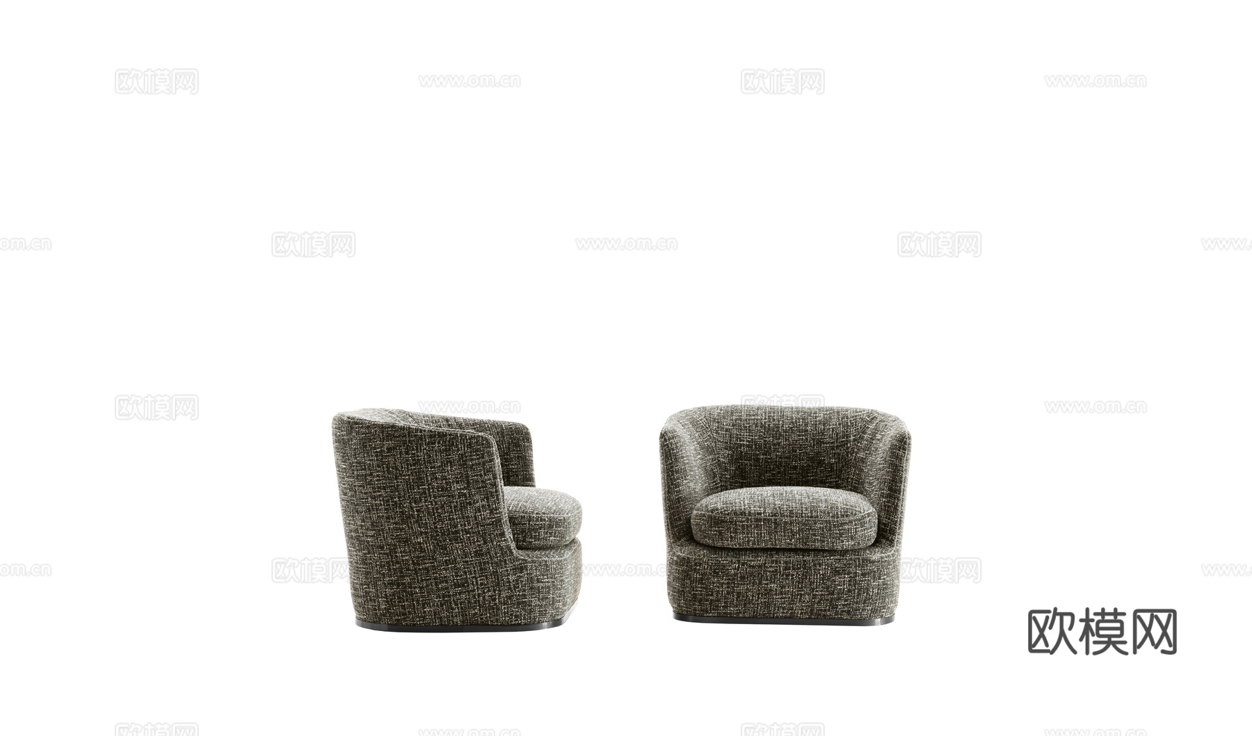 MAXALTO 单人沙发3d模型下载