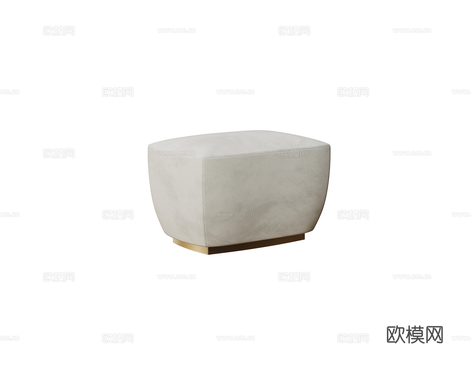 MALERBA 意式沙发凳3d模型下载（渲染图2）