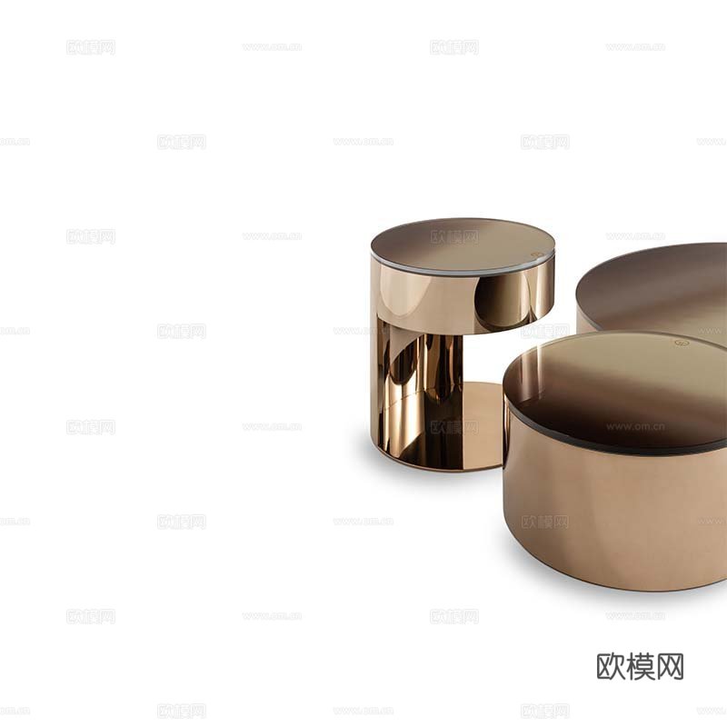 LUXENCE 轻奢茶几3d模型下载（渲染图2）