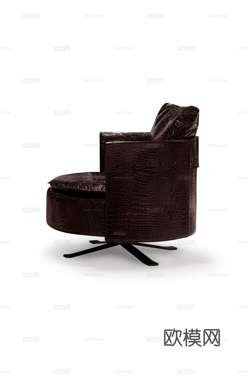 LONGHI 意式单人沙发3d模型下载（渲染图3）