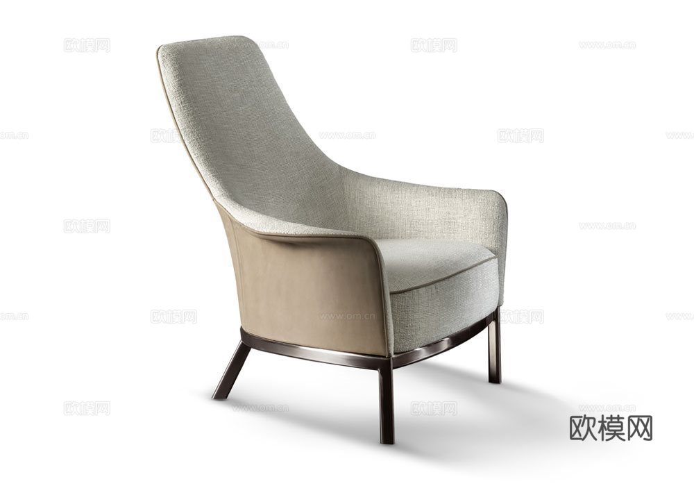 LONGHI 休闲椅3d模型下载