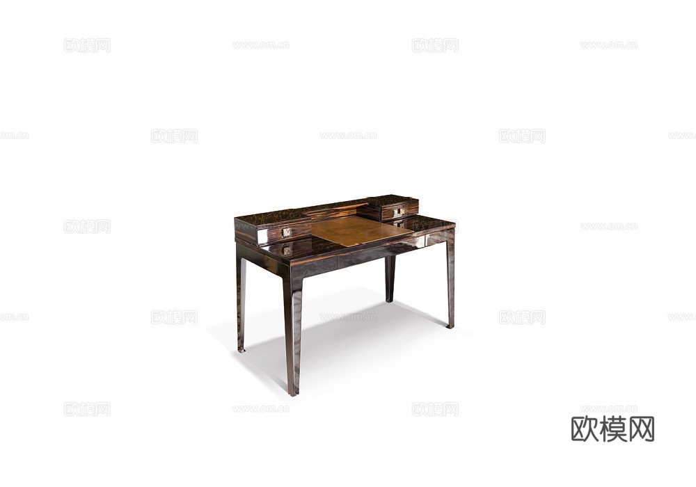 LONGHI 中古风书桌3d模型下载（渲染图3）