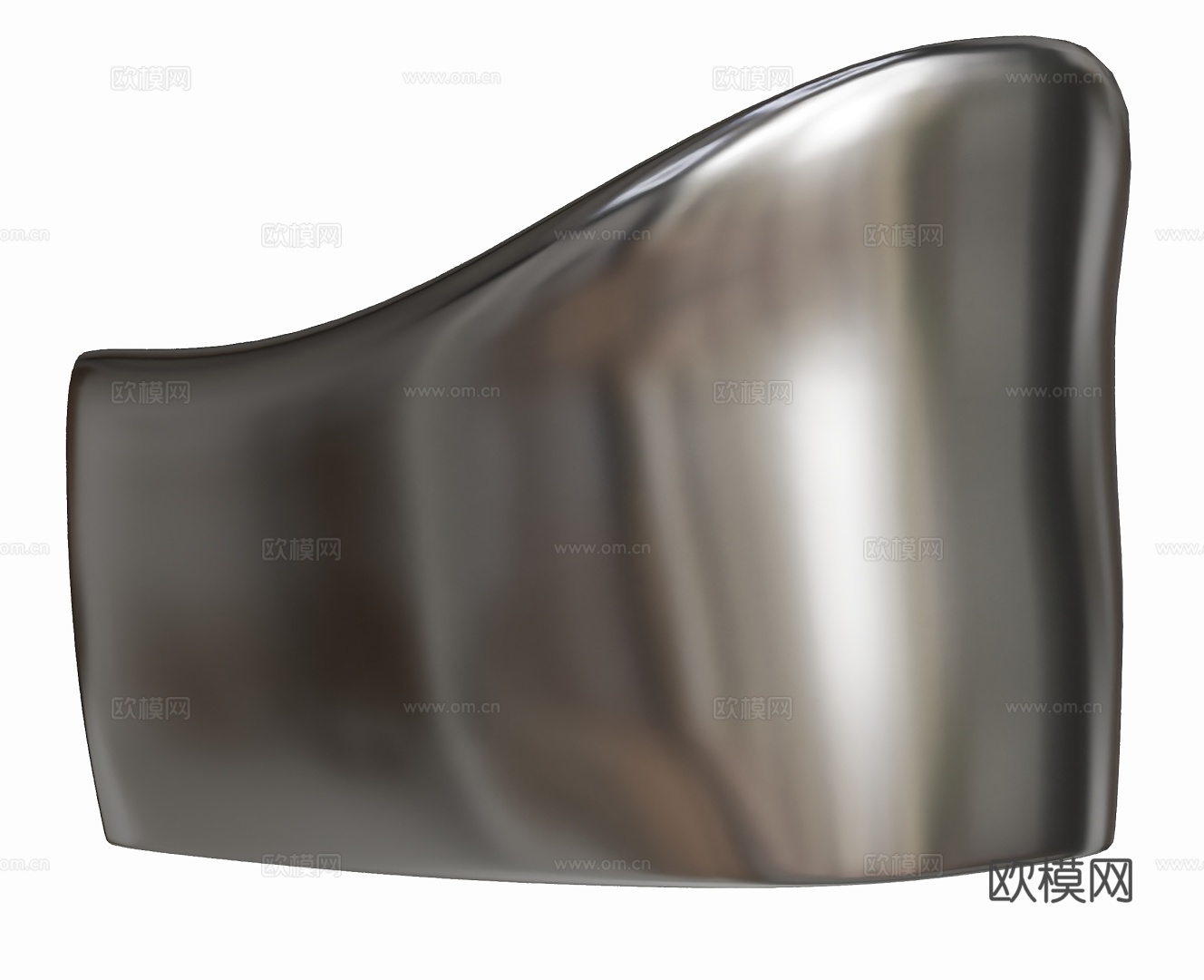 现代亚克力休闲椅3d模型