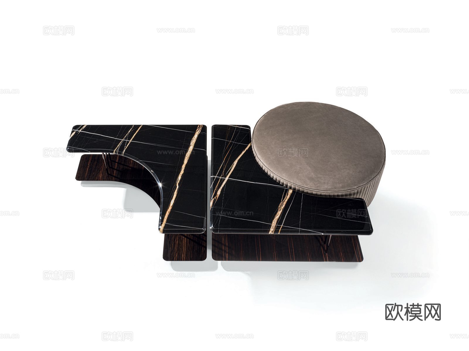 LONGHI 意式茶几3d模型下载（渲染图1）