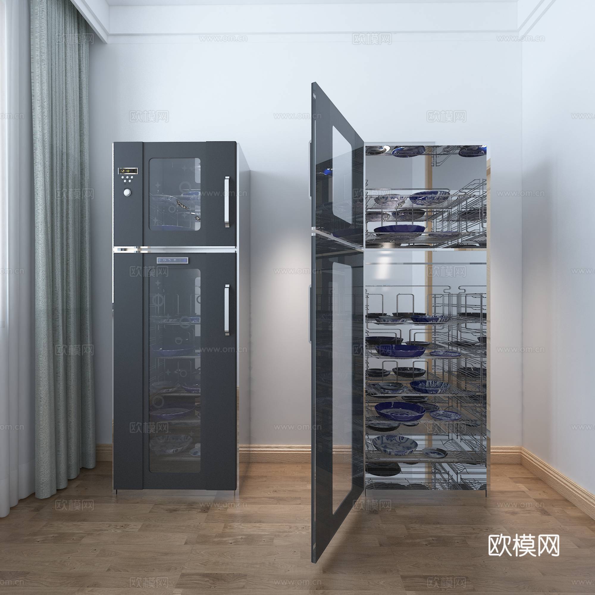 消毒柜碗柜模型3d模型