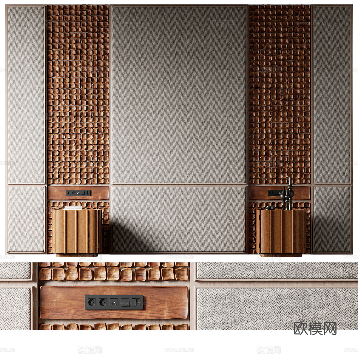 装饰柜3d模型下载