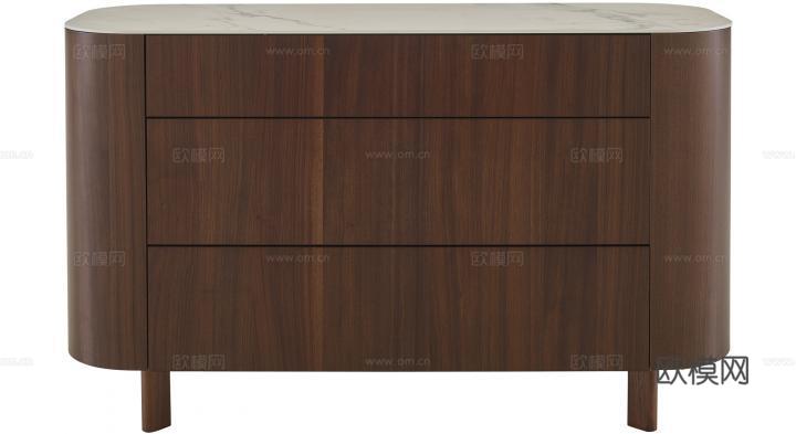 ligne roset 餐边柜3d模型下载（渲染图3）