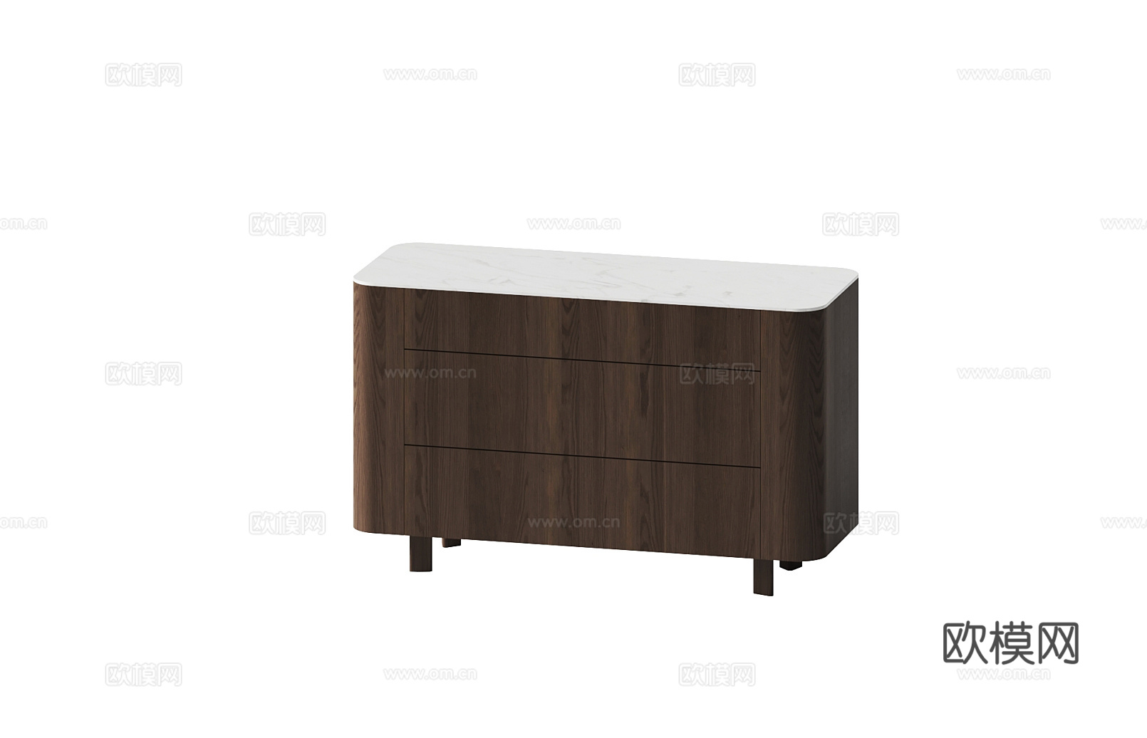 ligne roset 餐边柜3d模型下载（渲染图2）