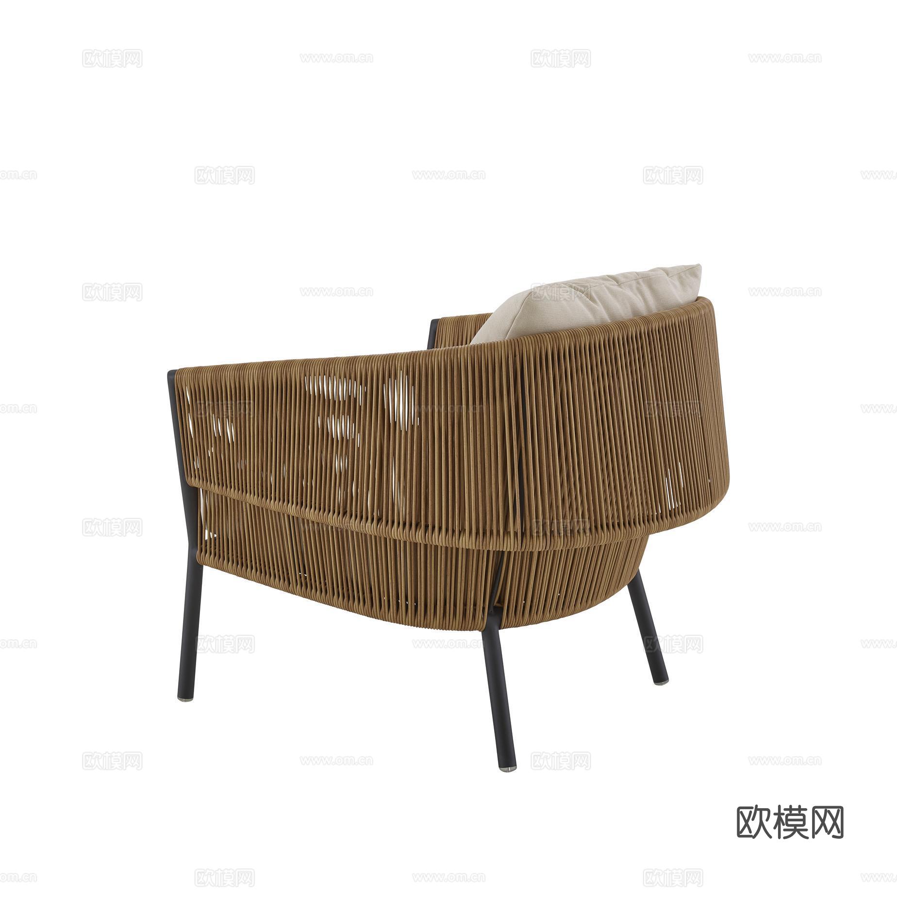 ligne roset 休闲椅3d模型下载（渲染图2）