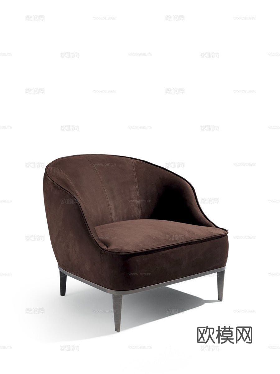 LONGHI 意式双人沙发3d模型下载（渲染图2）