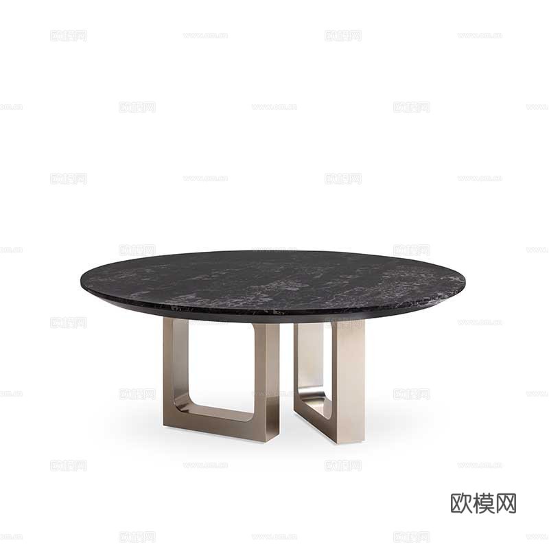 LUXENCE 意式圆餐桌3d模型下载（渲染图1）