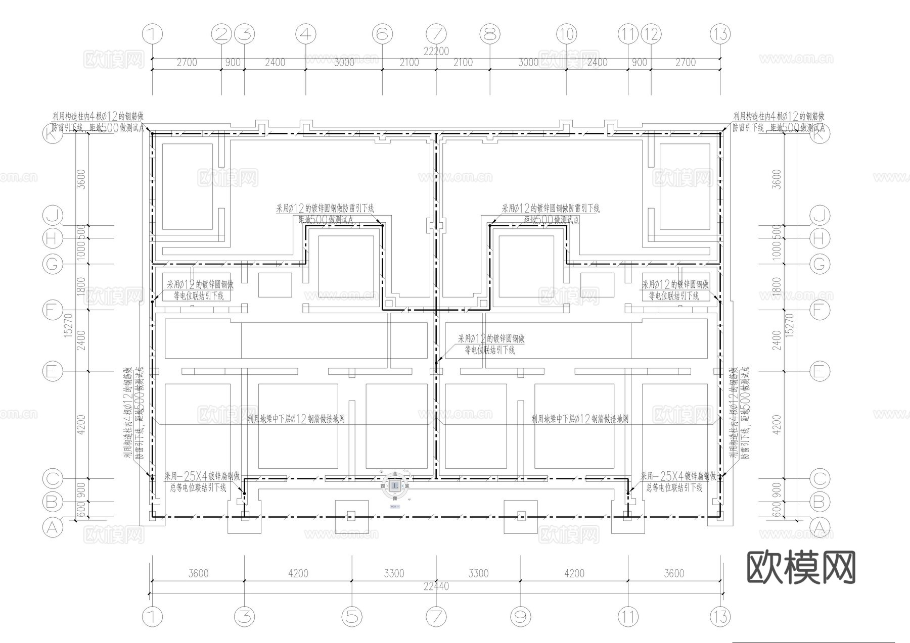 35套自建房别墅施工图cad施工图