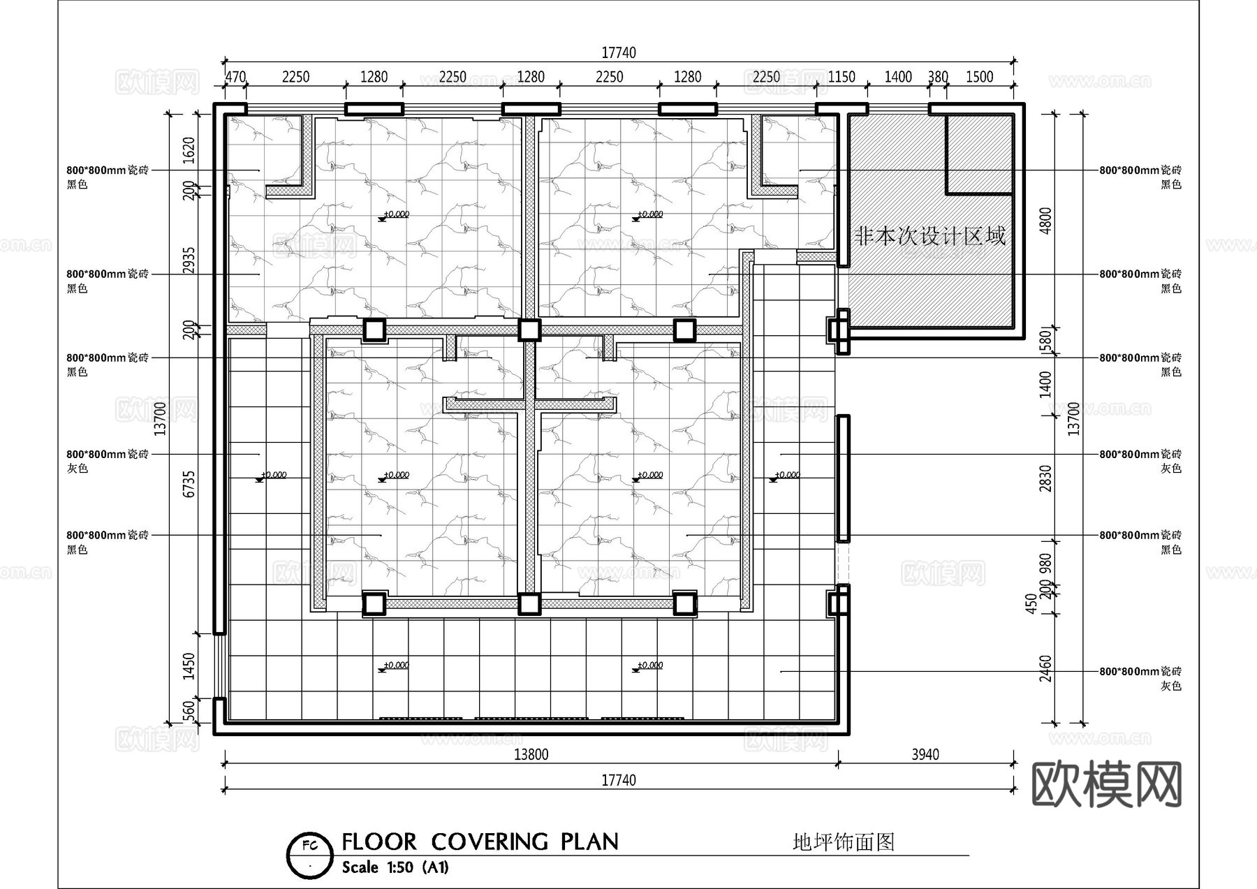 唱吧KTV施工图cad施工图