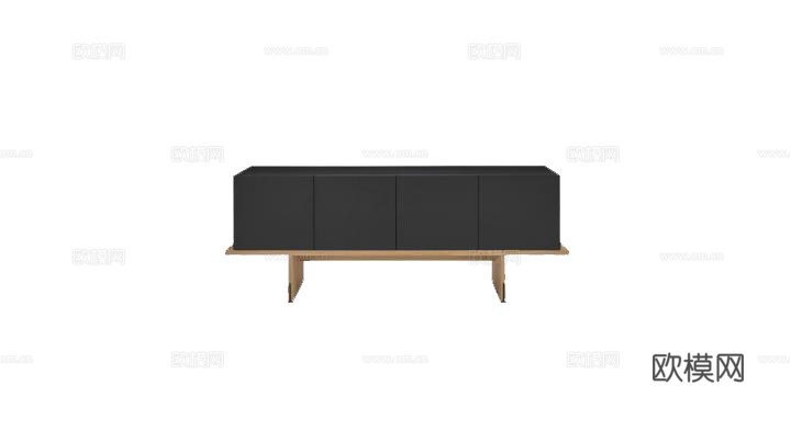 ligne roset 电视柜3d模型下载（渲染图1）