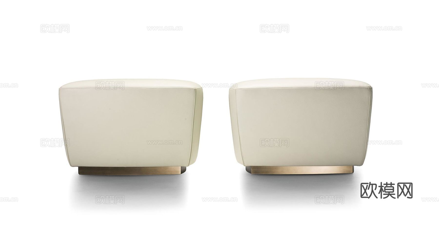 MALERBA 意式沙发凳3d模型下载（渲染图3）