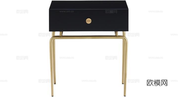 ligne roset 轻奢床头柜3d模型下载（渲染图3）