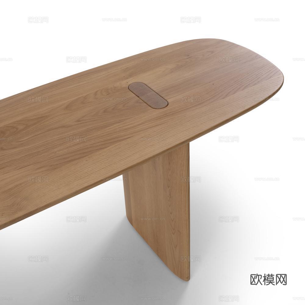 ligne roset 原木风边几3d模型下载（渲染图3）