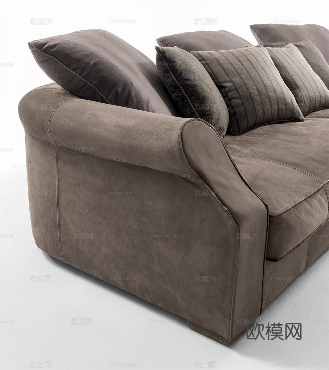 LONGHI 意式三人沙发3d模型下载（渲染图5）