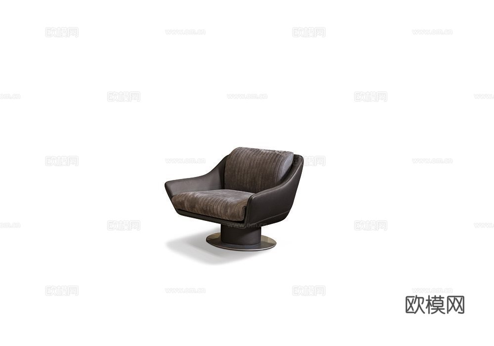 LONGHI 单人沙发3d模型下载