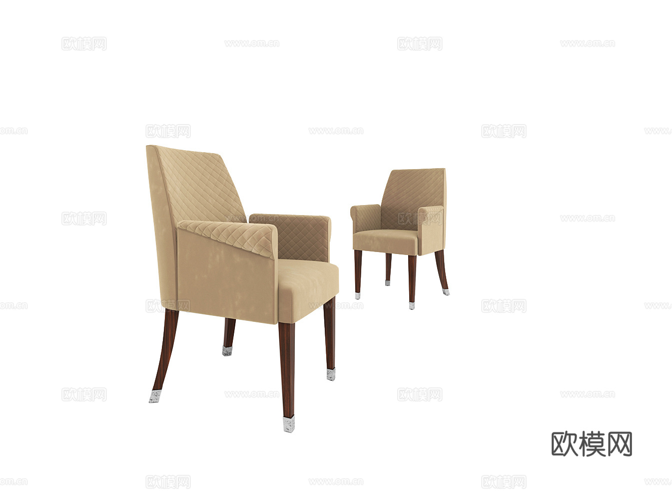 MALERBA 意式餐椅3d模型下载（渲染图2）