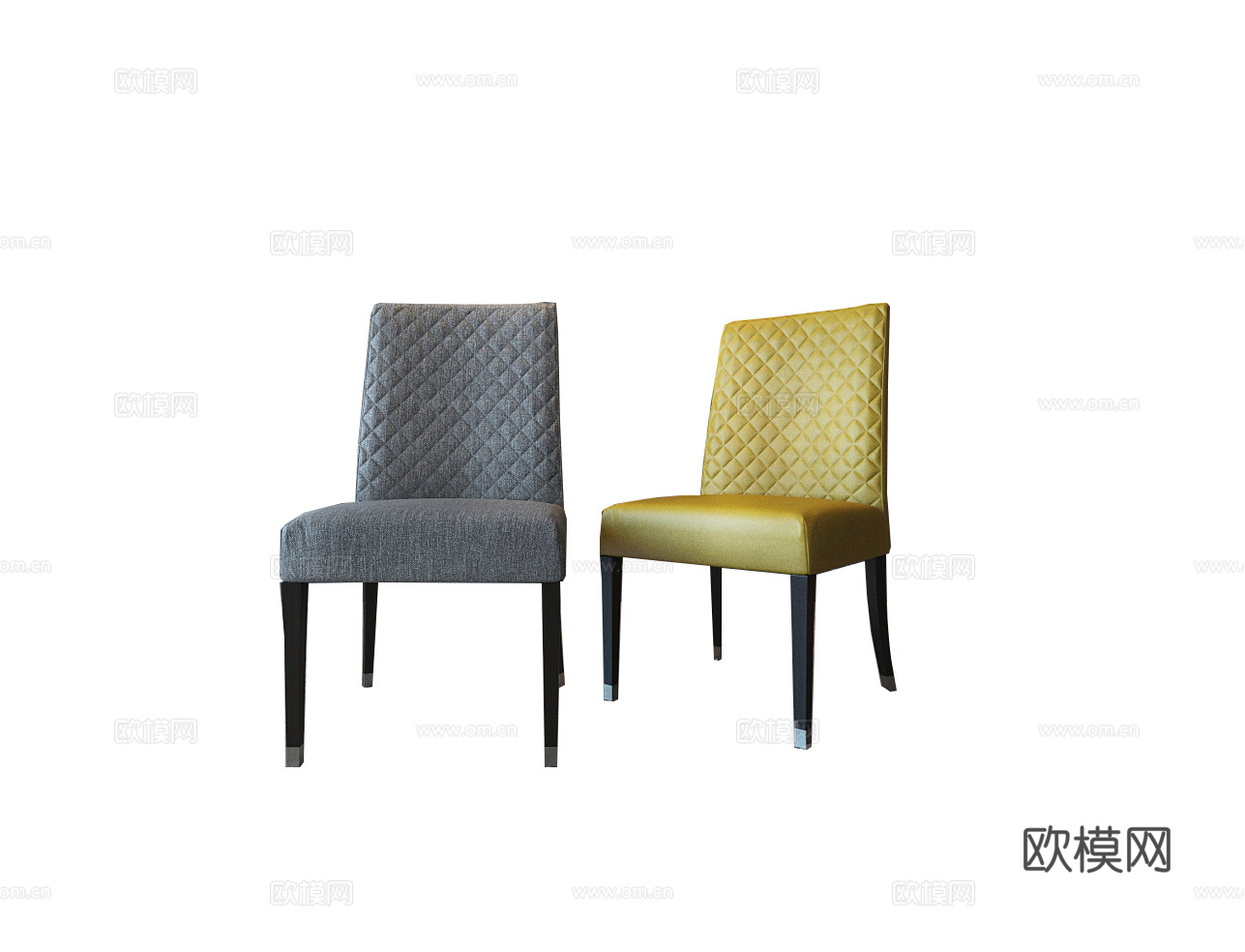 MALERBA 意式餐椅3d模型下载（渲染图2）